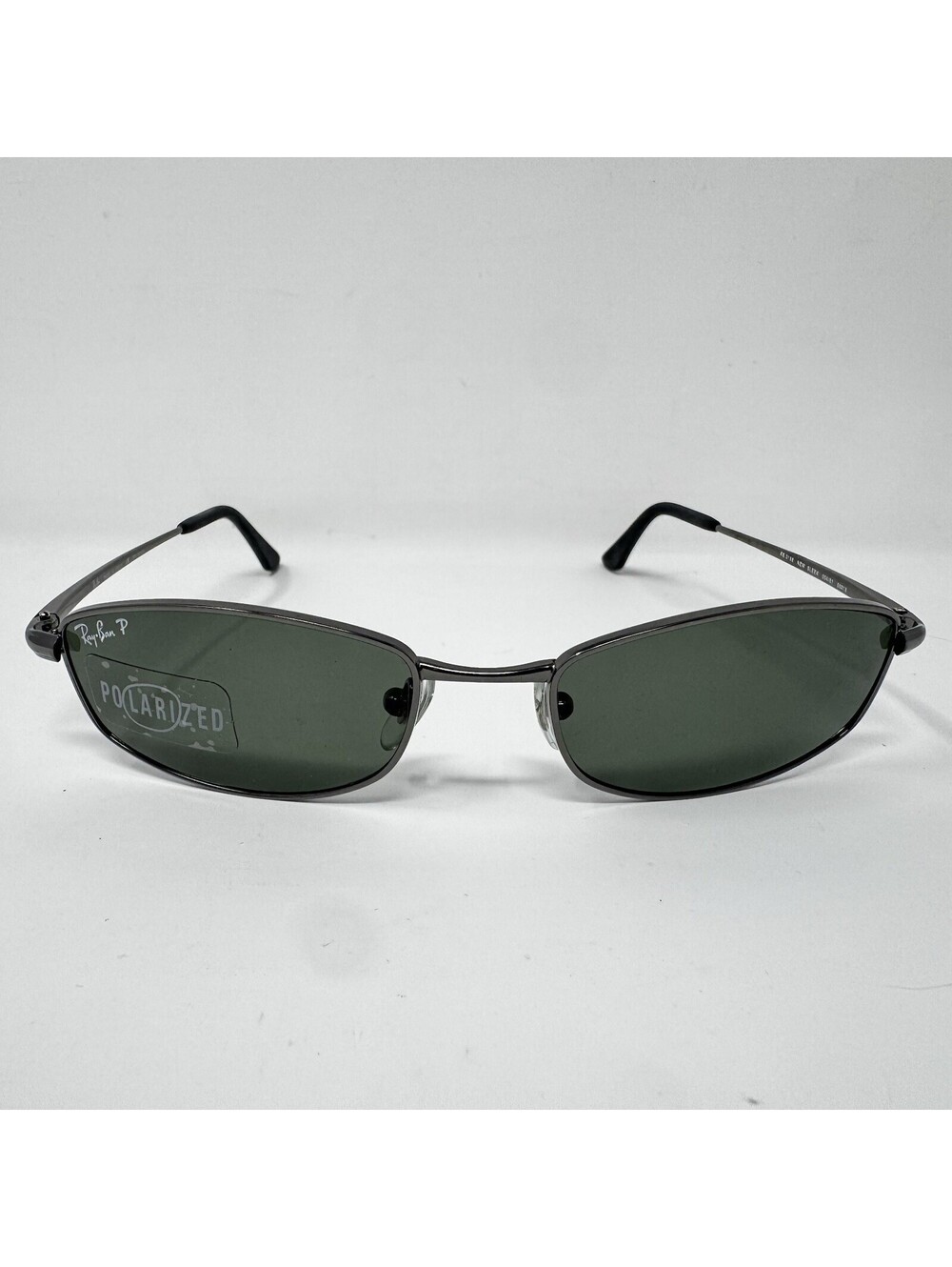Ray-Ban RB3198 New Sleek 004/81 Gunmetal Polarized Sunglasses 55-18 NWT
